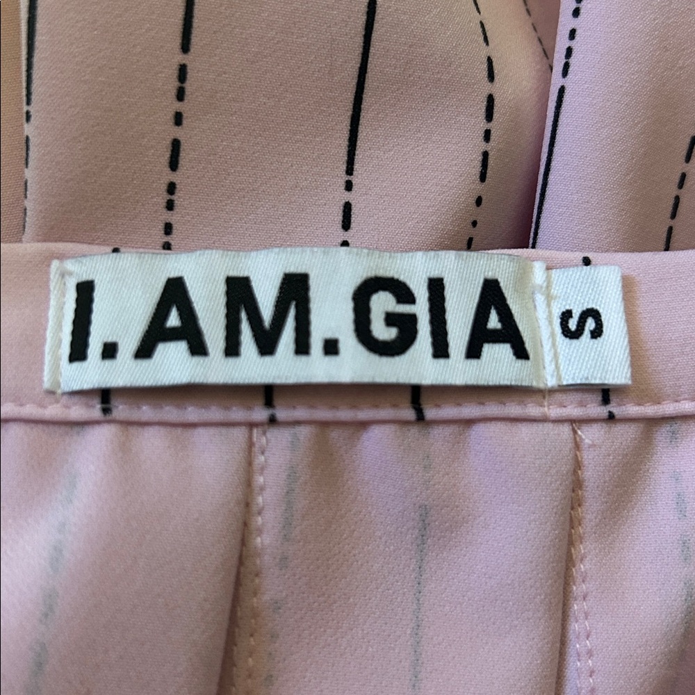I.AM.GIA Pink Pinstripe Heather Skirt (Size S) - Picture 6 of 6